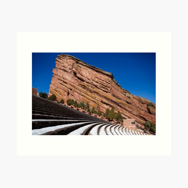 Famous Red Rocks Amphitheater In  Art Print Home Decor Wall Art Poster C 
