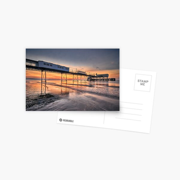 Sandown Pier Sunrise Postcard