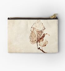Textured leaf Studio Pouch