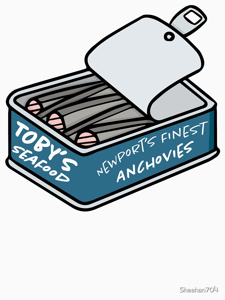 Toby's Anchovies - Newport's Finest Essential T-Shirt for Sale by  Sheahan704