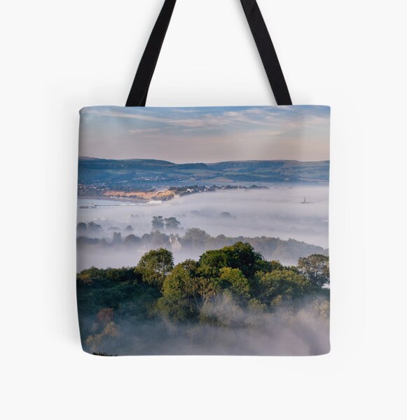Sandown Cloud Inversion All Over Print Tote Bag