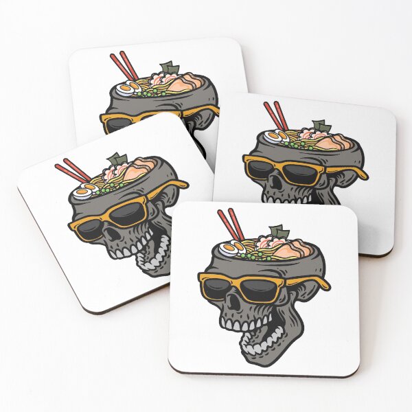Item preview, Kawaii Japanese Anime Skeleton Ramen Graphic designed and sold by GO SHIRT-TEE.
