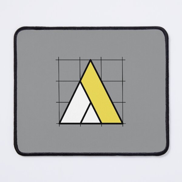 Item preview, A // Perfectionist Alphabet (Pantone Ultimate Gray + Illuminating) designed and sold by fumauk.