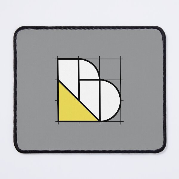 Item preview, B // Perfectionist Alphabet (Pantone Ultimate Gray + Illuminating) designed and sold by fumauk.