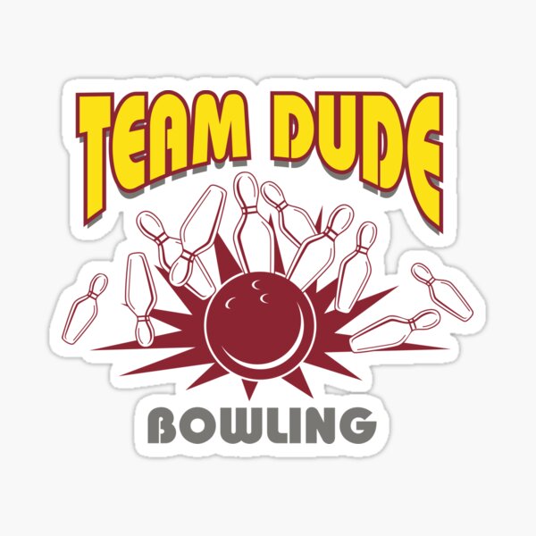 Bowling T Shirt Sticker For Sale By Sportst Shirts Redbubble 8552