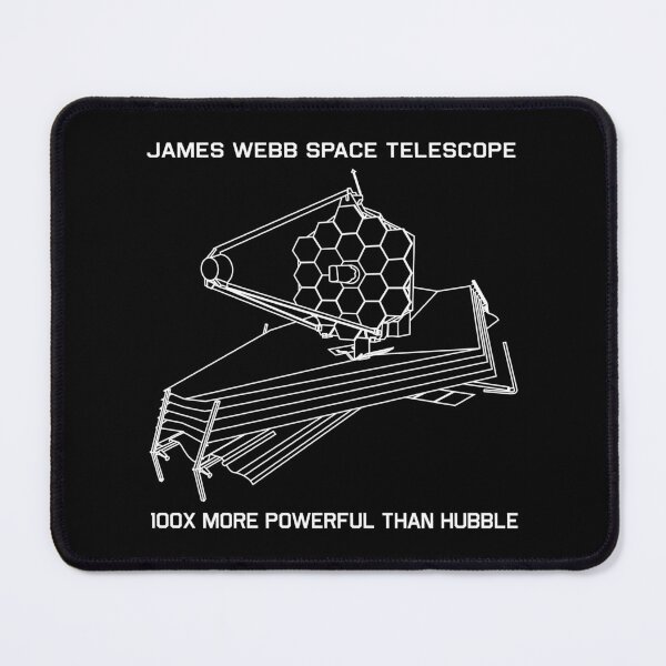 Item preview, James Webb Space Telescope JWST Blueprint Schematic 100X More Powerful Than Hubble Gift designed and sold by Maljonic.