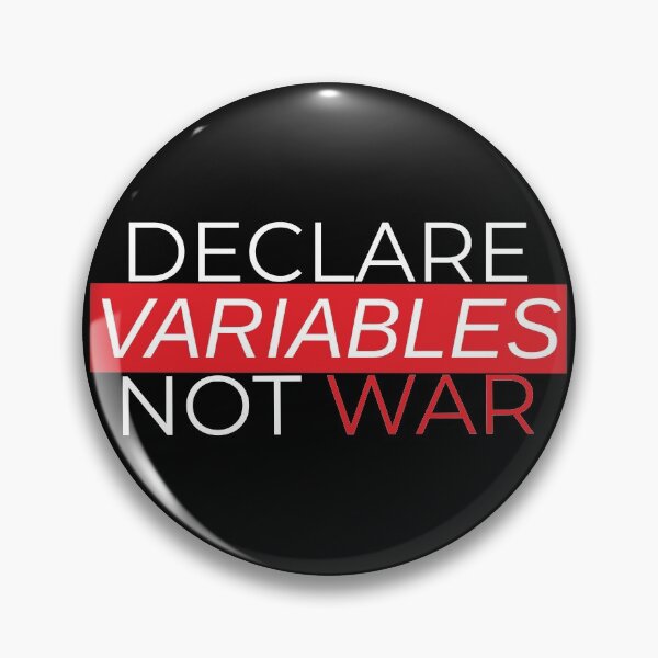 Item preview, Declare Variables Not War designed and sold by IrinchiDE.