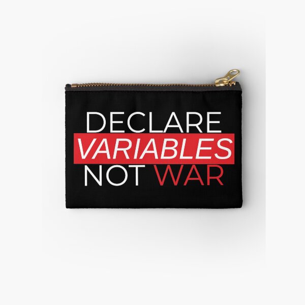 Item preview, Declare Variables Not War designed and sold by IrinchiDE.