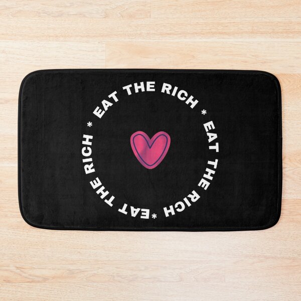 Item preview, Eat the rich pink hologram heart designed and sold by Ahmer Qureshi.