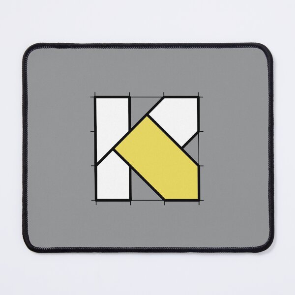 Item preview, K // Perfectionist Alphabet (Pantone Ultimate Gray + Illuminating) designed and sold by fumauk.