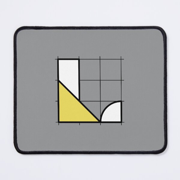 Item preview, L // Perfectionist Alphabet (Pantone Ultimate Gray + Illuminating) designed and sold by fumauk.