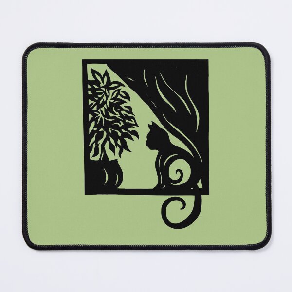 Item preview, Window Cat | Feline Design designed and sold by Monochromatics by Corie Mae Dark.