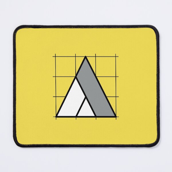 Item preview, A // Perfectionist Alphabet (Pantone Illuminating + Ultimate Gray) designed and sold by fumauk.
