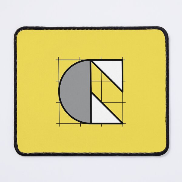 Item preview, C // Perfectionist Alphabet (Pantone Illuminating + Ultimate Gray) designed and sold by fumauk.