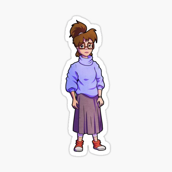 SpeekyGeeky Original Art IRMA (Fred Wolf TMNT Animated Series Inspired) Sticker