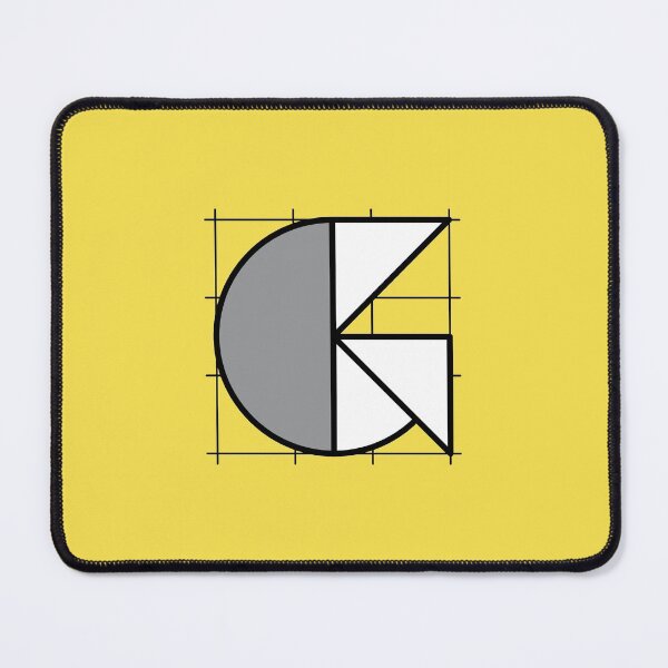 Item preview, G // Perfectionist Alphabet (Pantone Illuminating + Ultimate Gray) designed and sold by fumauk.