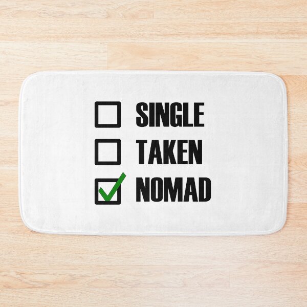 Item preview, Funny Essentials: Single Taken Nomad Green tick check box - Sleek black typography design designed and sold by Deegital18.