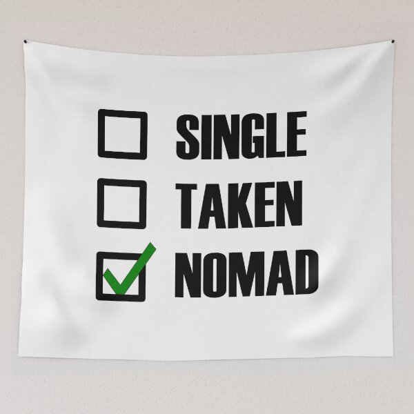 Item preview, Funny Essentials: Single Taken Nomad Green tick check box - Sleek black typography design designed and sold by Deegital18.