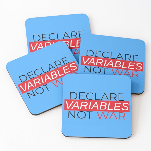 Item preview, Declare Variables Not War designed and sold by IrinchiDE.