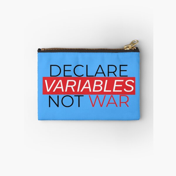 Item preview, Declare Variables Not War designed and sold by IrinchiDE.