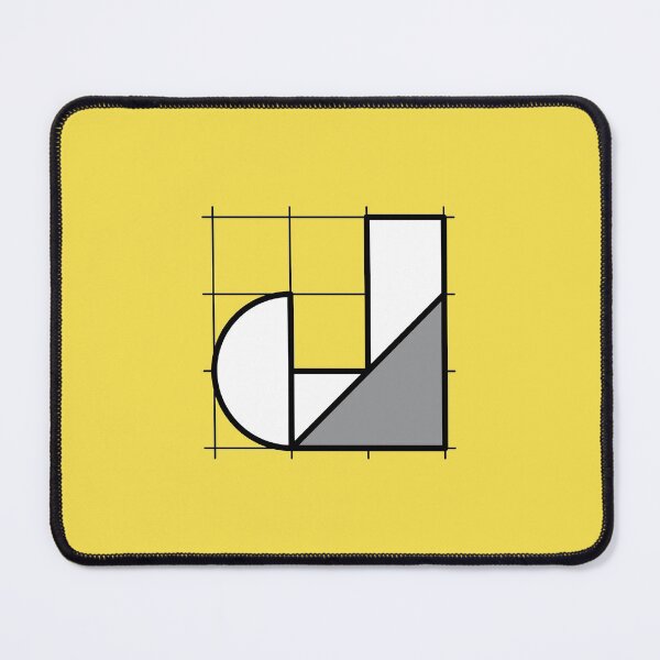 Item preview, J // Perfectionist Alphabet (Pantone Illuminating + Ultimate Gray) designed and sold by fumauk.