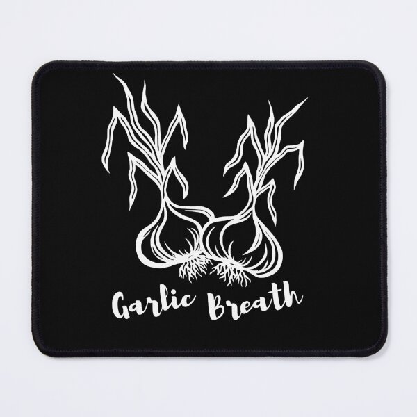 Item preview, Garlic Breath | Garlic Bulbs Design designed and sold by Monochromatics by Corie Mae Dark.