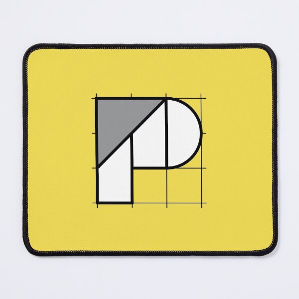 Item preview, P // Perfectionist Alphabet (Pantone Illuminating + Ultimate Gray) designed and sold by fumauk.