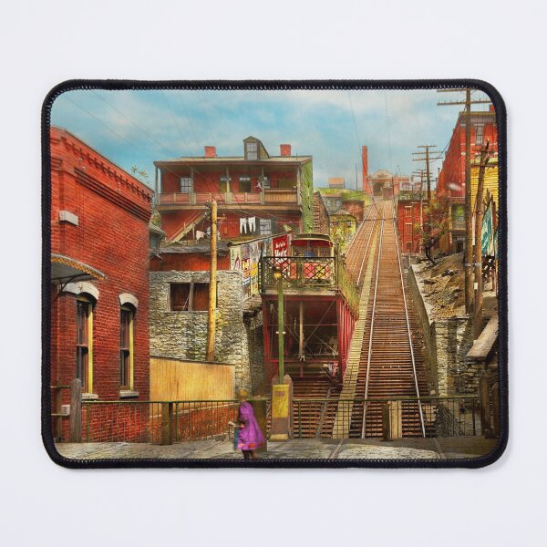Item preview, City - Cincinnati, OH - Mt Adams landing 1906 designed and sold by Mike Savad Photography.