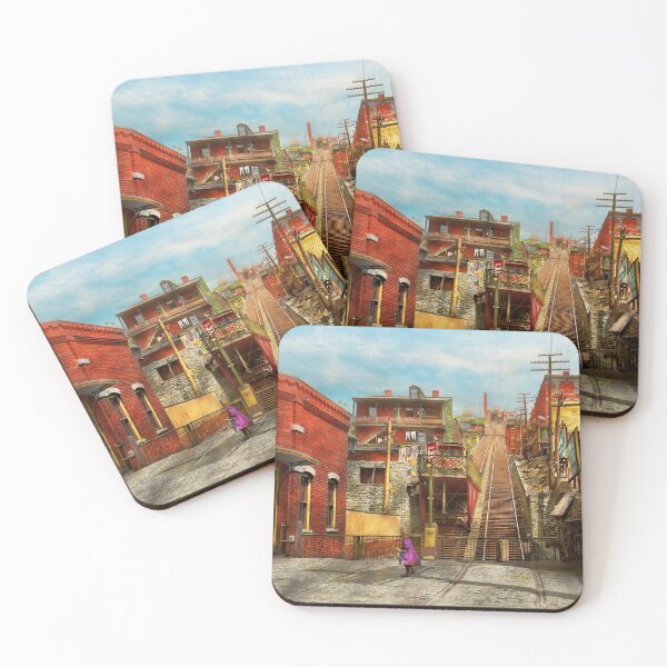 Item preview, City - Cincinnati, OH - Mt Adams landing 1906 designed and sold by Mike Savad Photography.