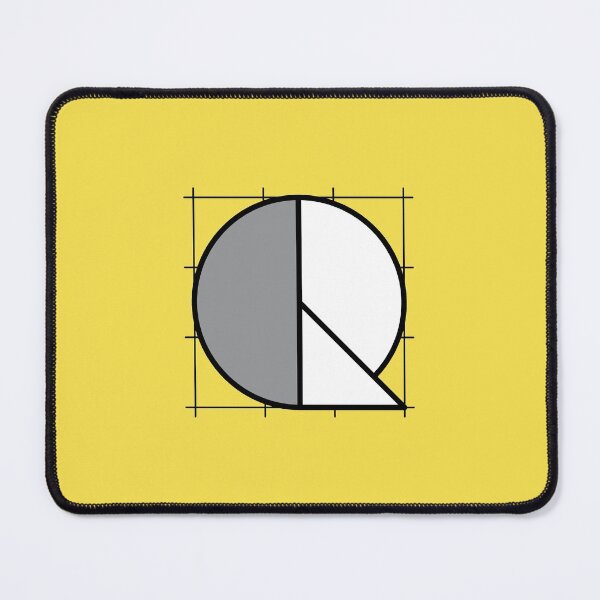 Item preview, Q // Perfectionist Alphabet (Pantone Illuminating + Ultimate Gray) designed and sold by fumauk.