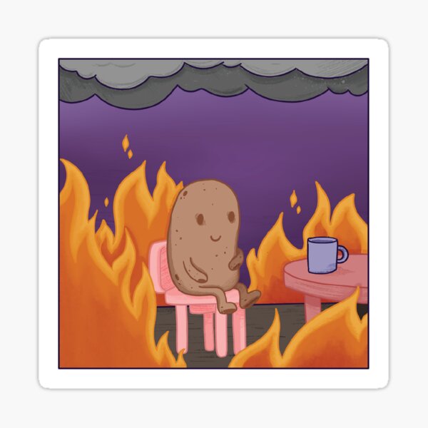 This is Fine Dog Sticker – TealTeacup Shop