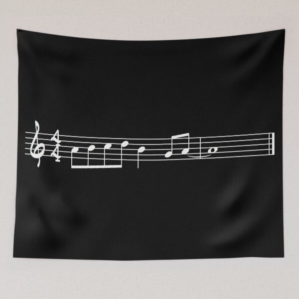 Item preview, The Lick - Treble Clef, White Graphic, Transparent designed and sold by SquashBlossom1.