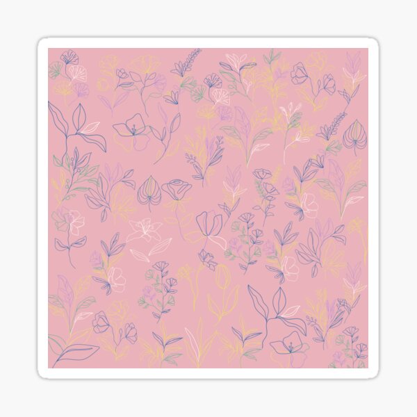 Vista previa del artículo con la obra «FLORES PRIMAVERALES FONDO ROSA», diseñado y vendido por PATRICIA-VANIA.