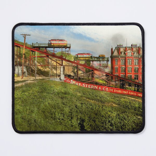 Item preview, City - Cincinnati, OH - Putting the fun in funicular 1906 designed and sold by Mike Savad Photography.