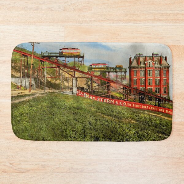 Item preview, City - Cincinnati, OH - Putting the fun in funicular 1906 designed and sold by Mike Savad Photography.