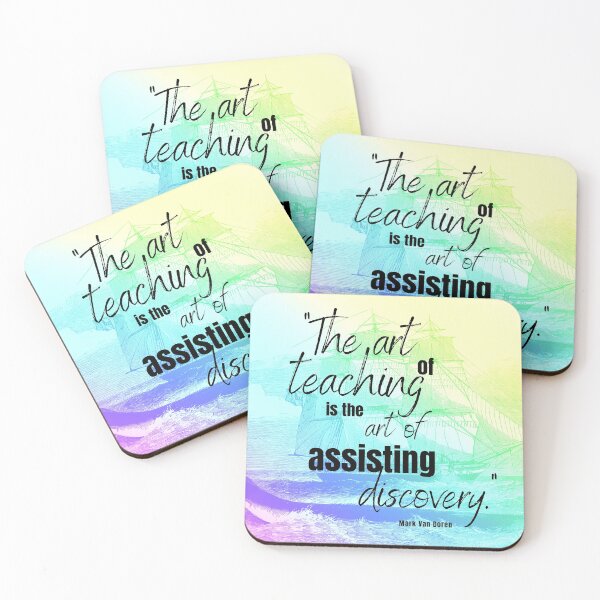 Item preview, EDUCATION QUOTE THE ART OF TEACHING MARK VAN DOREN designed and sold by TeyMank.