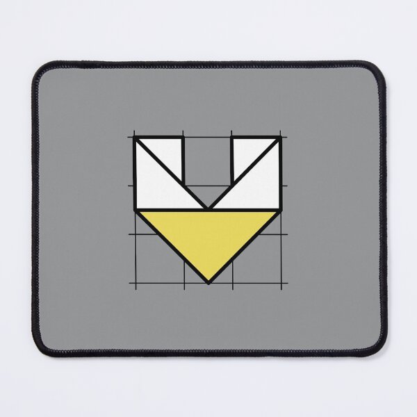 Item preview, V // Perfectionist Alphabet (Pantone Ultimate Gray + Illuminating) designed and sold by fumauk.