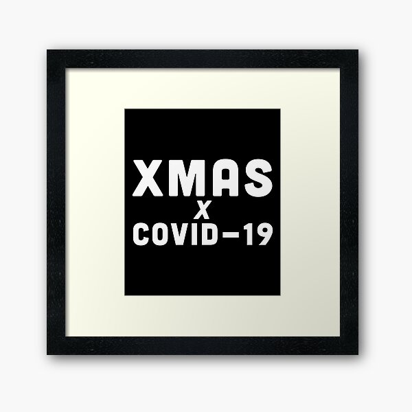 Item preview, X-Mas x Covid-19 Collaboration Event Preparation - White Text designed and sold by Voyshop.
