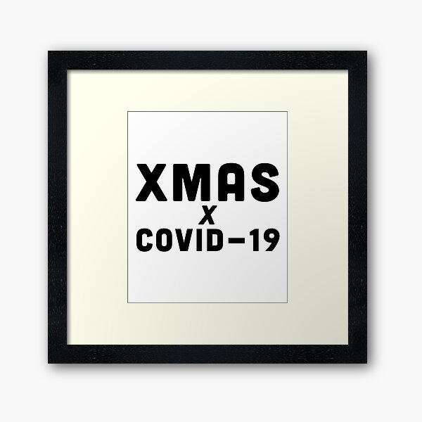 Item preview, X-Mas x Covid-19 Collaboration Event Preparation - Black Text designed and sold by Voyshop.