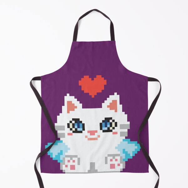 Item preview, Cute Angel Cat. Pixel art designed and sold by emi.