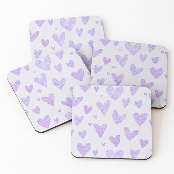 Item preview, Chrome Glitter Hearts designed and sold by TheLykosApparel.