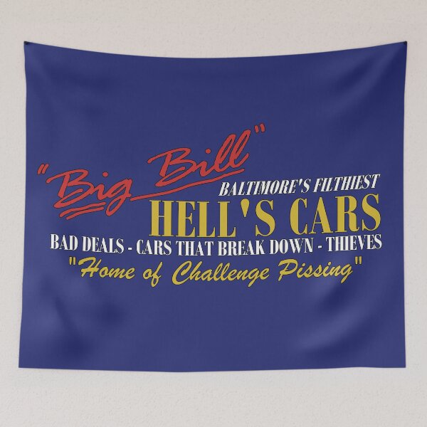 Item preview, Big Bill Hell's Cars - Classic Car Meme designed and sold by SpaceDogLaika.
