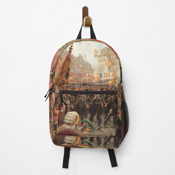 Item preview, Danish soldiers return to Copenhagen in 1849 by Otto Bache (1894) designed and sold by History Merch!.