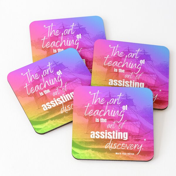 Item preview, EDUCATION QUOTE THE ART OF TEACHING MARK VAN DOREN designed and sold by TeyMank.