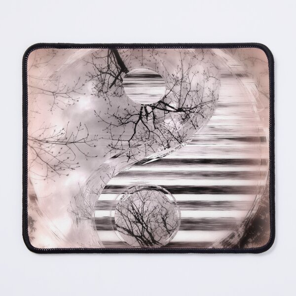 Item preview, Copie de Yin Yang Softness and Transparency in Black and White designed and sold by sheSzen.
