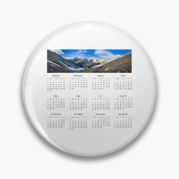 Item preview, Mountains Wall Calendar 2022 designed and sold by ProtonProject.