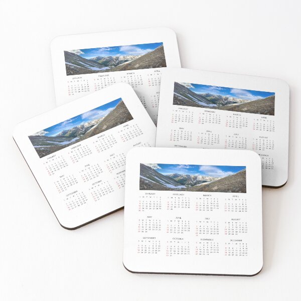 Item preview, Mountains Wall Calendar 2022 designed and sold by ProtonProject.