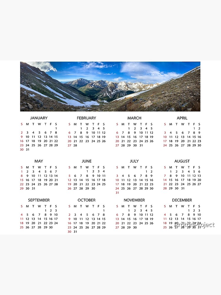 "Mountains Wall Calendar 2022" Poster for Sale by ProtonProject Redbubble
