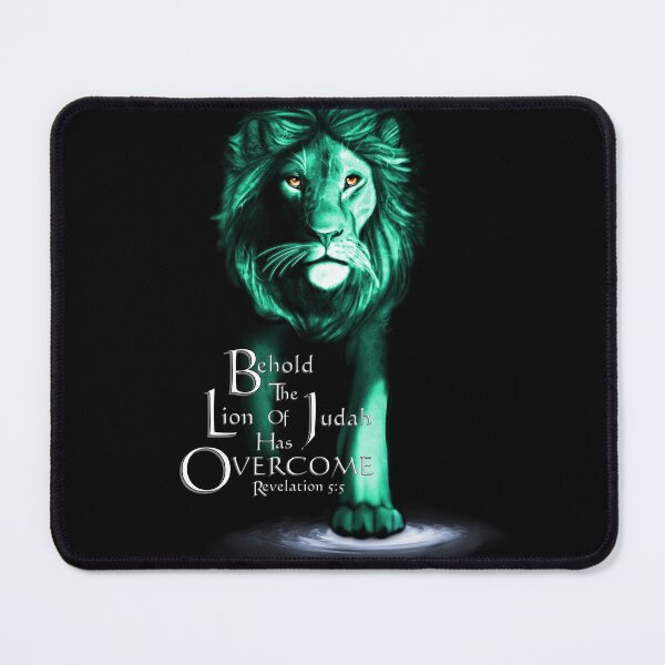 Item preview, Lion of Judah With Scripture (Emerald) designed and sold by IgniteWithin.