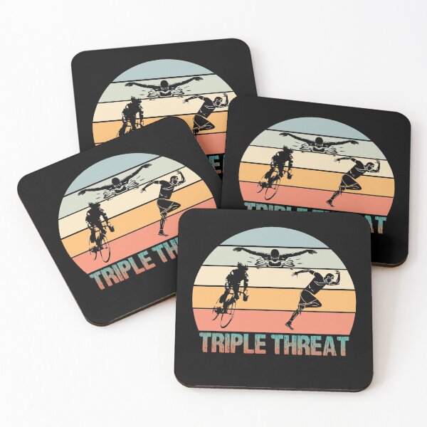 Item preview, Triple Threat - Vintage Triathlon designed and sold by TheInkElephant.